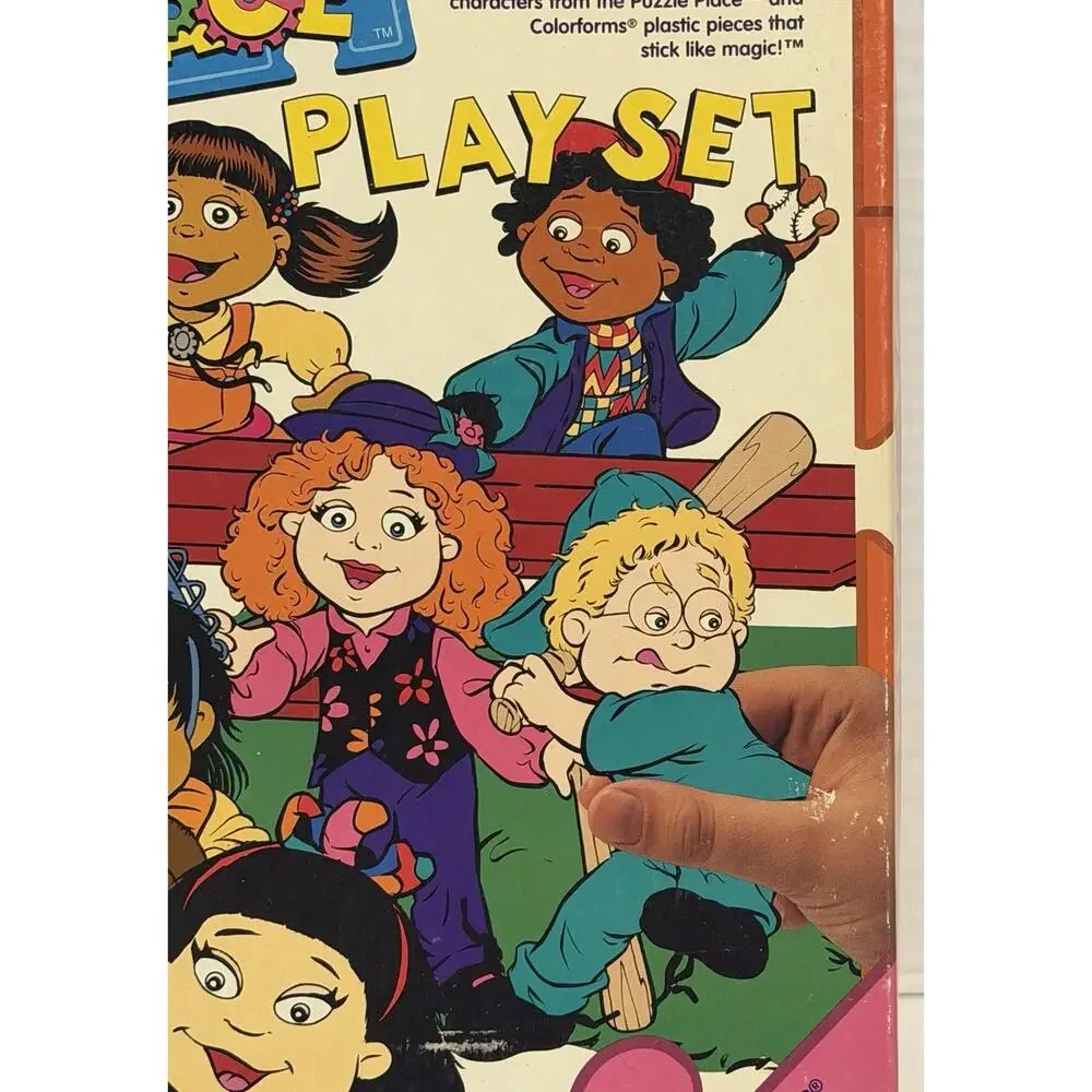Colorforms The Puzzle Place Playset #790 1995 Vintage FREE SHIPPING